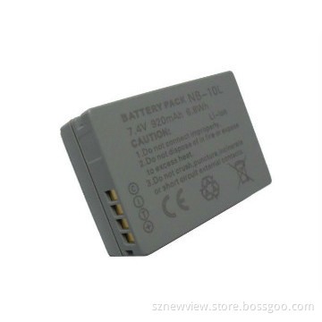 NEW VIEW  Battery,Rechargeable Li-Ion battery NB-10L,7.4V / 920mAh HOT
